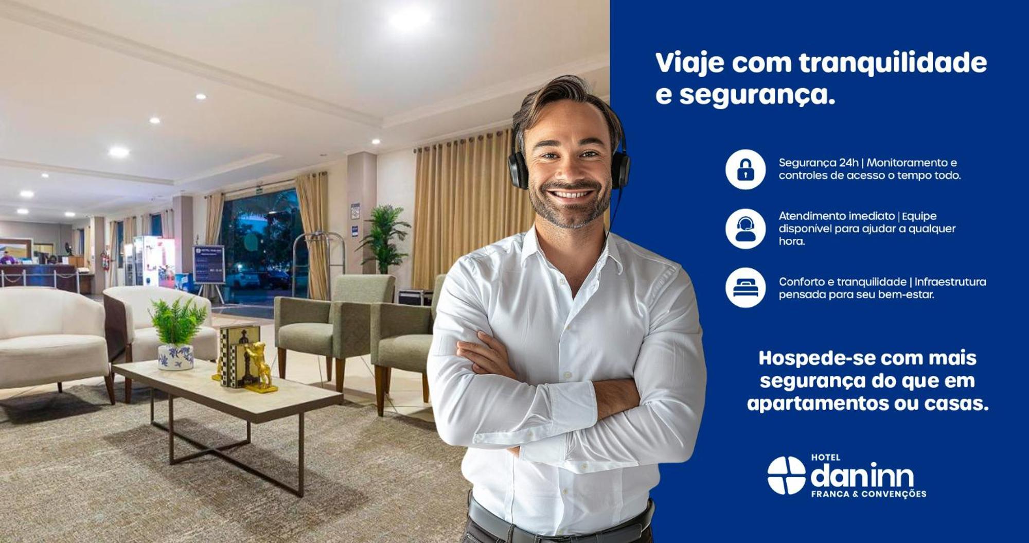 Hotel Dan Inn Franca & Convencoes By Nacional Inn Esterno foto